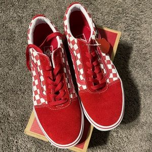 Chilli Pepper Vans, size 6.5